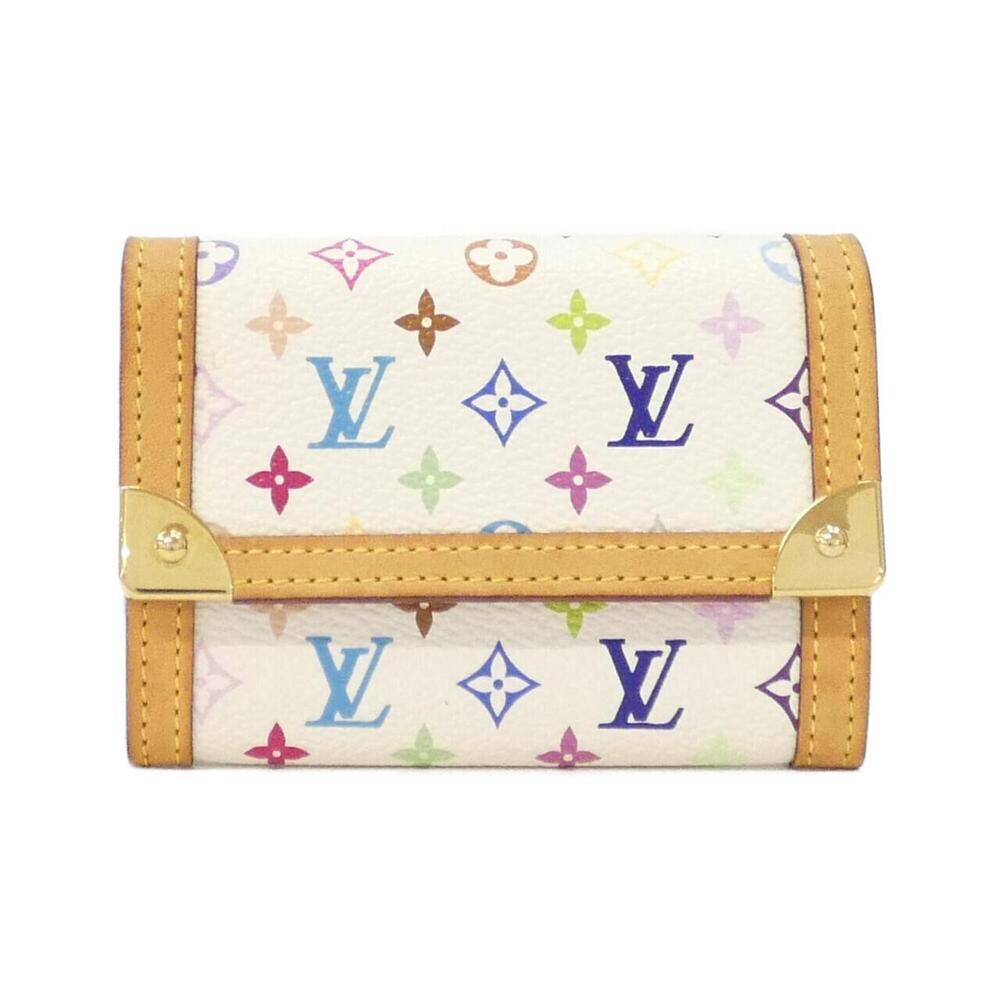 Louis Vuitton Multicolor Porte Monnaie Plat M92657 Wallet/Coin Case
